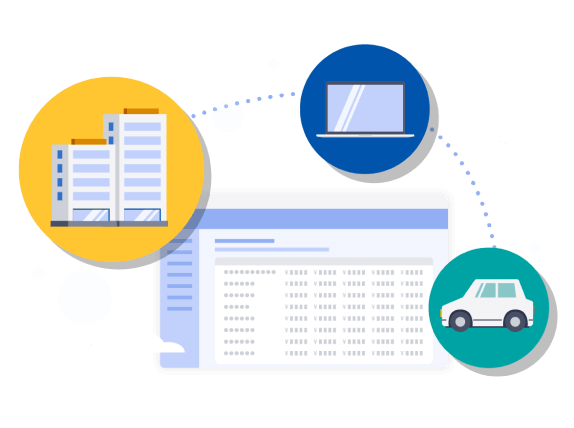 固定資産のイラスト