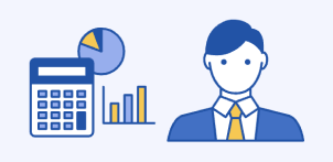 会計担当者の図