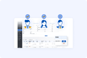内部統制に対応したイラスト図