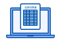 Web経費申請・承認のイメージイラスト