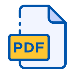 PDF出力・ダウンロードのイメージイラスト