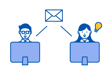 専門家にお任せ・相談して会社設立したいのイメージイラスト