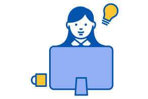 会社概要の策定のイメージイラスト