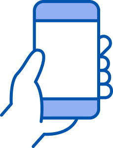 スマートフォンでも登記申請が可能！のイメージ