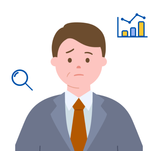 マネジメント層のお悩みイメージイラスト