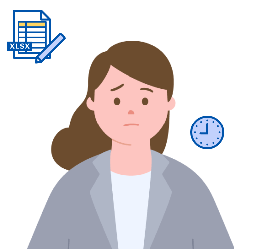 担当者のお悩みイメージイラスト