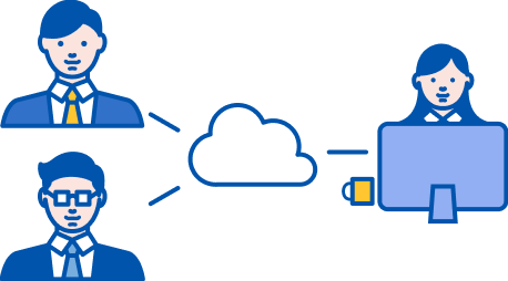 アカウント共有でデータの共有が簡単に