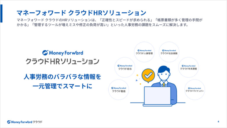 マネーフォワード クラウドのHRソリューション