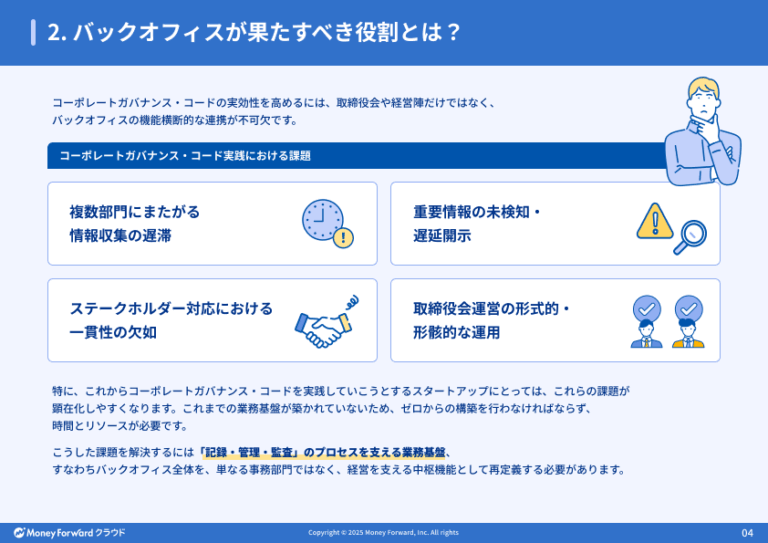 バックオフィスが果たすべき役割とは？