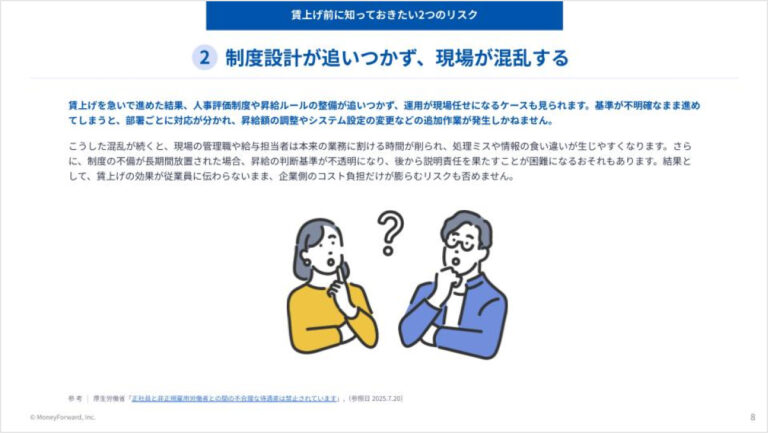 従業員の賃上げに潜むリスクと、企業が打つべき対策