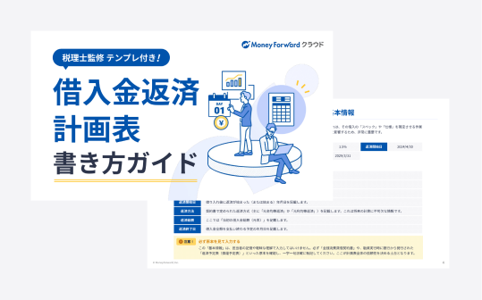 借入金返済計画表 書き方ガイド
