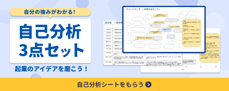 自己分析お役立ち資料3点セット