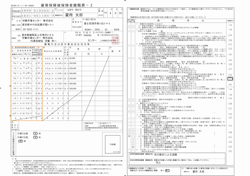 失業保険の受給資格に関する情報を記載