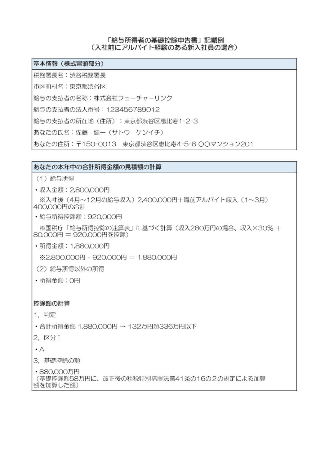 新入社員向け 年末調整の記載例＆アルバイト収入の扱いガイド