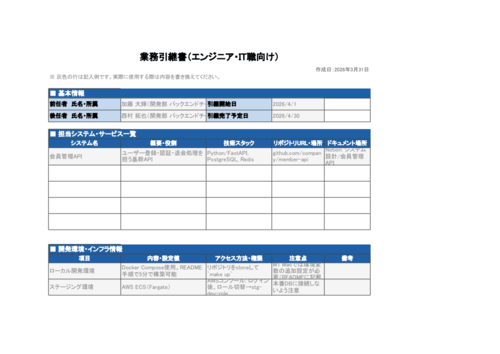 業務引継書_エンジニア・IT職向け