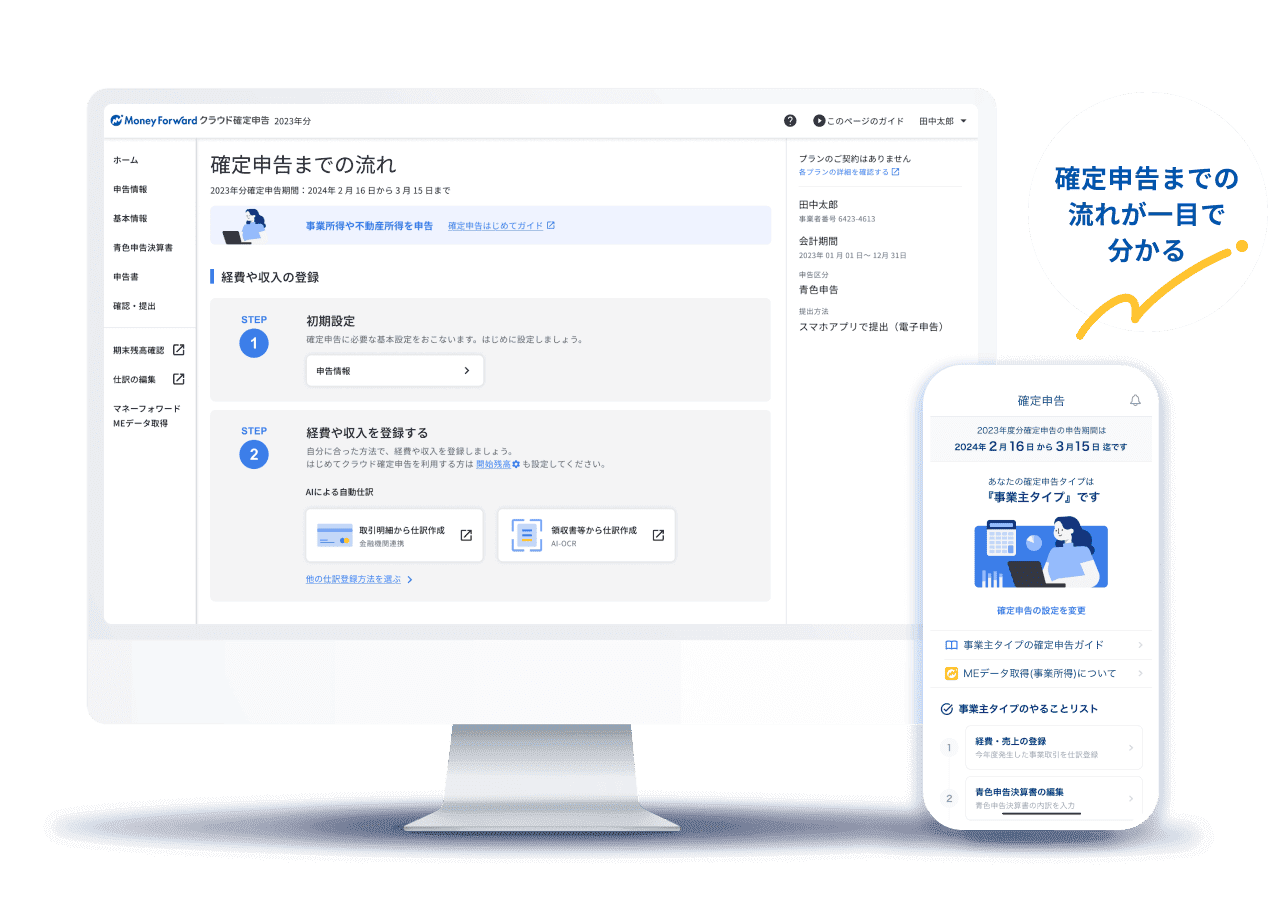 確定申告までの流れ