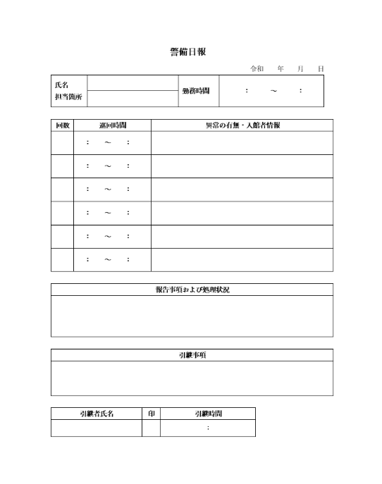 警備日報