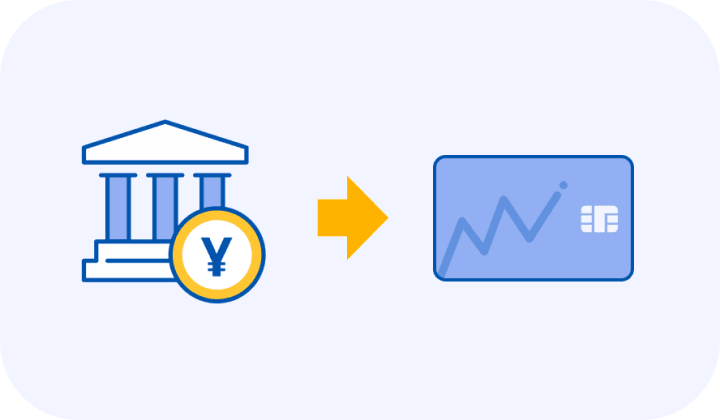 与信限度額に加えて事前チャージでの利用も可能